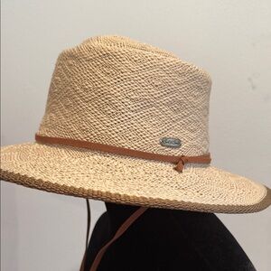 Sun N’Sand Headwear weigh Brown Leather Chin Cord (Unisex)